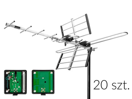 DVB-T antenna ATD32S VHF/UHF MUX8 irányított passzív 20-csomag