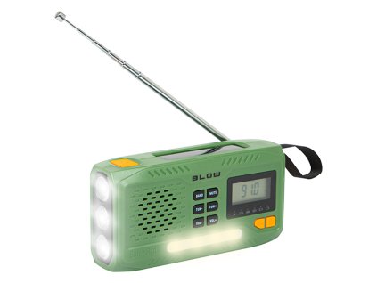 Hordozható analóg AM/FM rádió BLOW RA13 napenergiás