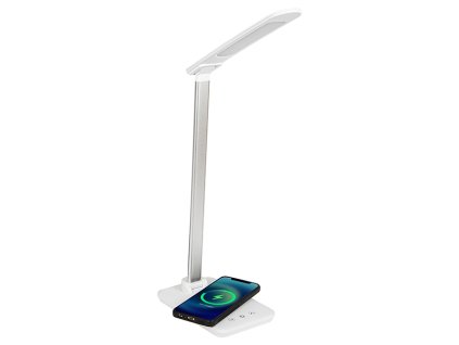 LED asztali lámpa + indukciós töltő QC LB-06
