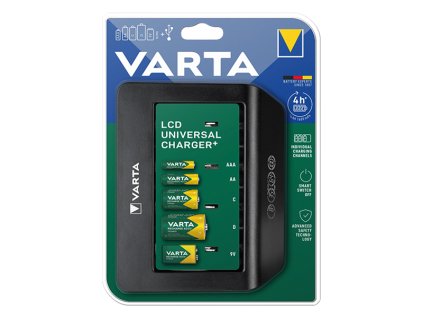 VARTA univerzális akkumulátortöltő LCD kijelzővel