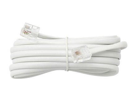 Telefonkábel SP4-4/ 3m WT/WT fehér