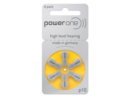 Hallókészülék elemek POWER ONE PR70/10 6db VAR, P10