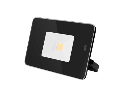 LED reflektor 20W 3000K mozgásérzékelővel fekete + távirányítóval