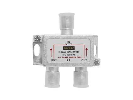 Antennaelosztó 2 út 5-2450MHz LX5102