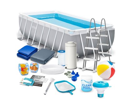 Kerti medence vázzal 400 x 200 x 100 cm 17v1 INTEX 26788