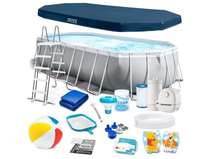 Téglalap alakú medence 610x305x122cm 18az1-ben Intex 26798