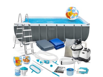 Kerti medence vázzal 549 x 274 x 132 cm 21 az 1-ben INTEX 26356