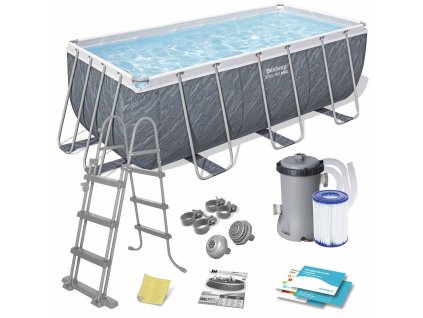 Kerti medence kerettel 412 x 201 x 122 cm 11 az 1-ben Bestway 56722