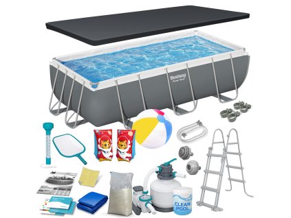 Kerti medence keretszerkezettel 404 x 201 x 100 cm 18v1 Bestway 56442