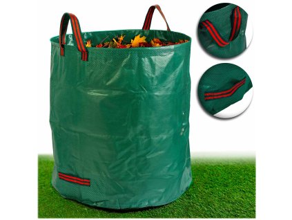 Kerti levélkosár 272 l Plonos PL-524 zöld