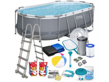 Kerti keretes medence 427 x 250 x 100 cm 18 az 1-ben Bestway 56620