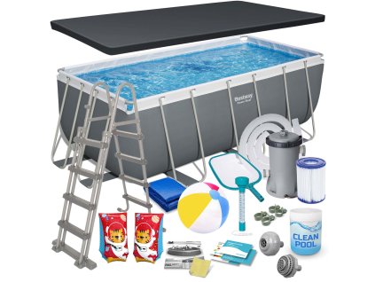 Kerti medence kerettel 412x201x122 cm 17 az 1-ben Bestway 56456N