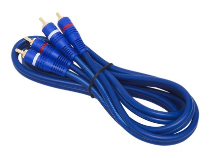 2xRCA 6mm 1,5m kék