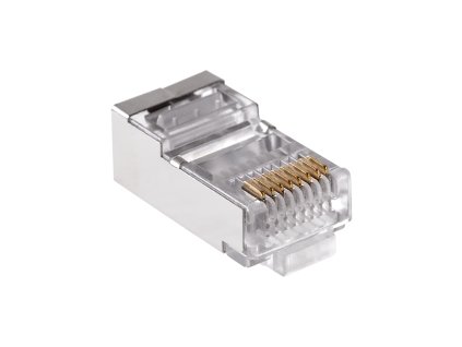 RJ45 telefoncsatlakozó 8P 8C (huzal) áteresztő CAT.5E árnyékolt