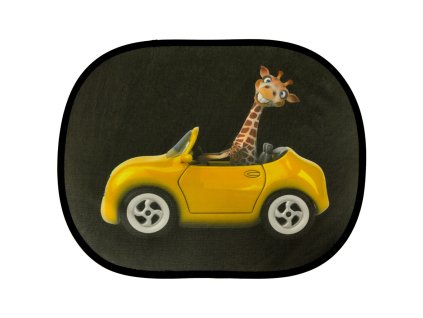 Öntapadó autóablak függöny zsiráf