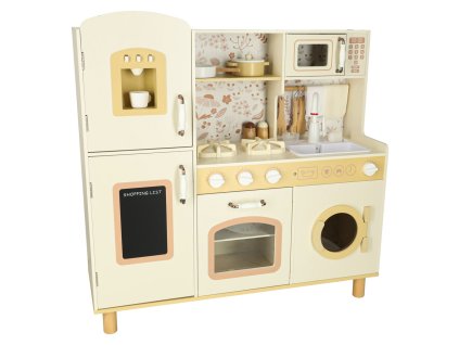 Kuchnia dla dzieci drewniana kran z woda dzwieki swiatla 90cm 173086