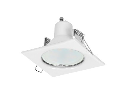 Négyzet alakú fehér keret MR16/GU10 reflektorhoz