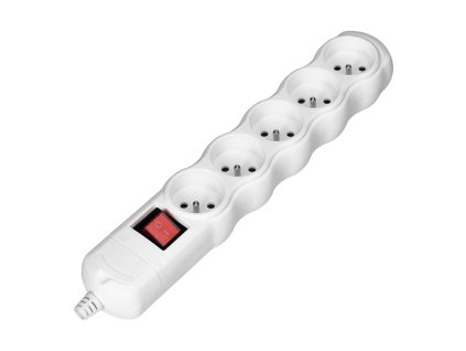 5-utas elosztó kapcsolóval, fehér