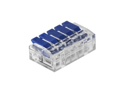 5-pólusú csatlakozókapocs, 0,75-4 mm?, 450V/32A