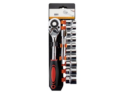 Ratchet 1/4 + 10 dugókulcs 53-258-