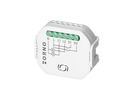 Intelligens 2-csatornás Wi-Fi relé BLE-vel