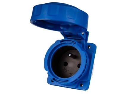 2P+F 16A IP68 panelre szerelhető aljzat