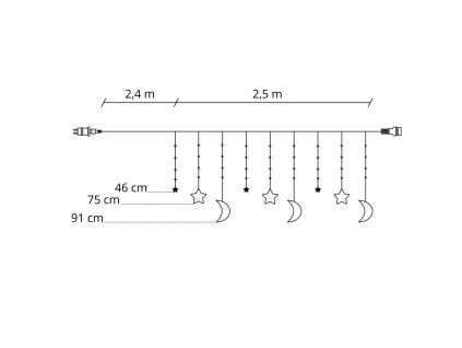 CL4135 FÉNYDEKORÁCIÓ 138 LED