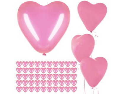 103188 ps0051 zestaw balonow serce 50 szt M0