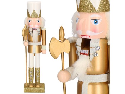 CA0915 KARÁCSONYI DEKORÁCIÓ DIÓTÖRŐ 38 CM