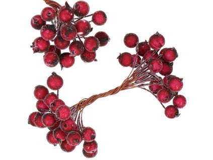 MESTERSÉGES FAGYOS SÖTÉTVÖRÖS BOGYÓK ? 12 MM 10-11 CM 100 DB