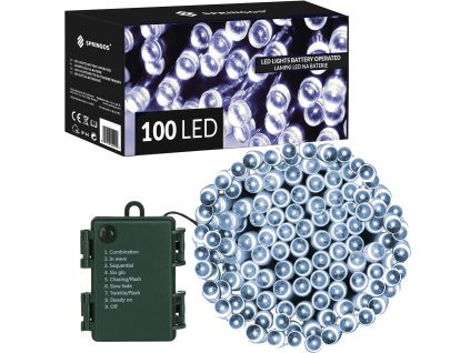 66920 cl4031 lampki led na baterie 100 led M0