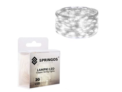 63918 cl0006 lampki led na baterie 20 led M0