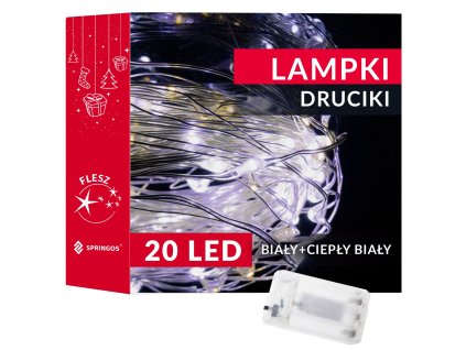 CL0012 ELEMMEL MŰKÖDŐ LED LÁMPÁK 20 LED