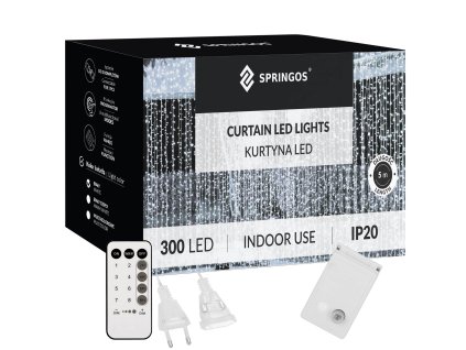 104181 cl4104 kurtyna 300 led M0