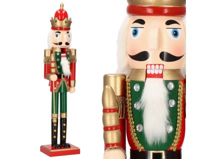 CA0907 KARÁCSONYI DEKORÁCIÓ DIÓTÖRŐ 60 CM