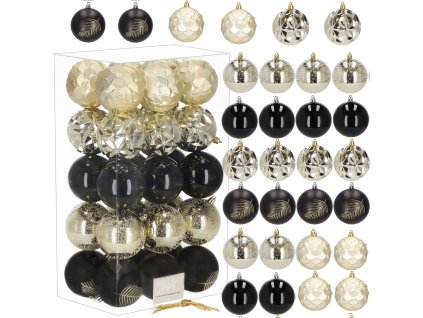 CA1135 KARÁCSONYI GÖMBÖK 8 CM 30 DB.