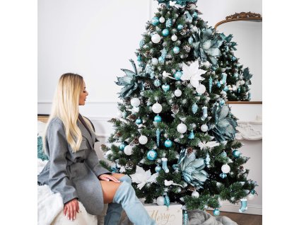 CA0846 KARÁCSONYI GÖMBÖK 6 CM 12 DB.