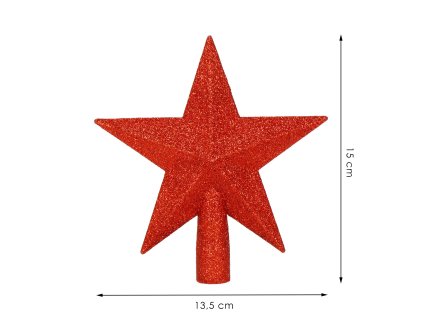 CA1196 KARÁCSONYI DÍSZ CSILLAG 15 CM