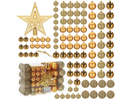 CA0019 GOLYÓK KÉSZLET 6/4/3 CM 101 DB.