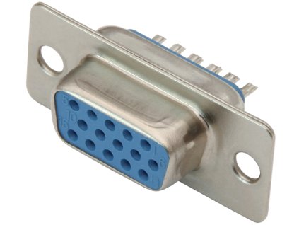 VGA csatlakozó adapter D-SUB DB15(N) GN