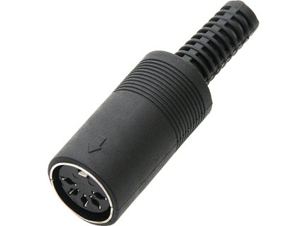 Ipari DIN csatlakozóaljzat 5-pólusos 180°