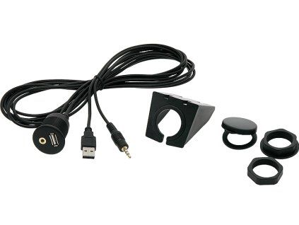 USB AUX beépítő kábel, 2 m – 0301-