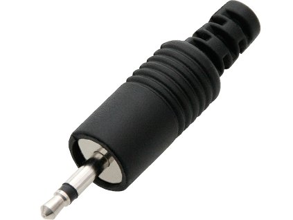 Audio csatlakozó Jack 2,5 mm MONO műanyag