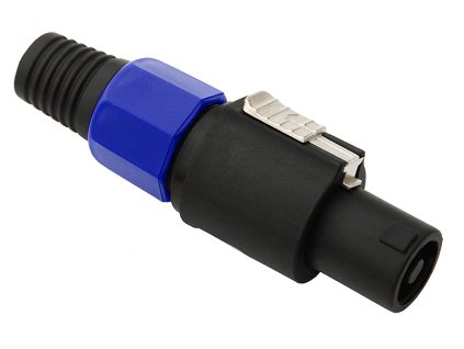 4-pólusú SPEAKON audio kábelcsatlakozó