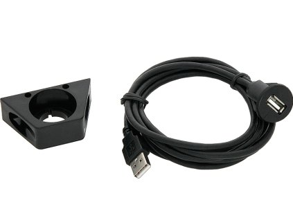 USB szerelő csatlakozó alappal, 2m