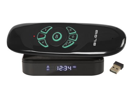 Smart TV Box Bluetooth-szal és billentyűzettel