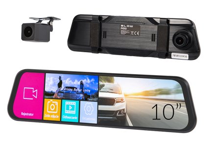 Tükör fekete doboz DVR F610 BLOW