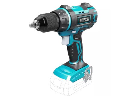 AKU csavarhúzó 18 V, DEDRA SAS+ALL DED7041 50 Nm, 13 mm, 2 sebesség DED7041