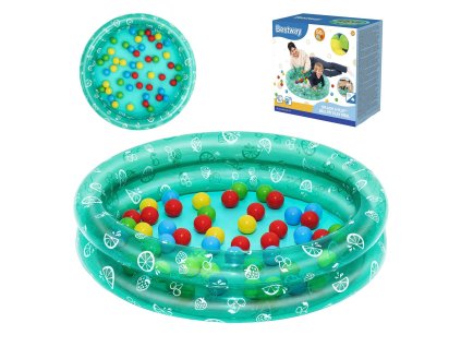Felfújható gyermekmedence labdákkal 91x20 cm Bestway 51141