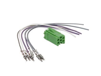 ISO csatlakozó MINI ZÖLD VEZETÉK